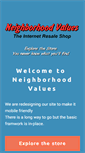 Mobile Screenshot of neighborhoodvalues.com